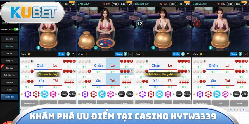 Khám phá ưu điểm tại casino hytw3339