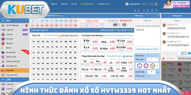 Bật mí các hình thức đánh xổ số hytw3339 hot nhất